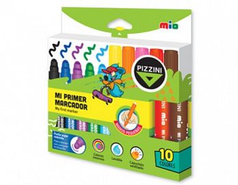 MARCADOR PIZZINI MIO MI PRIMER MARCADOR CJ X10